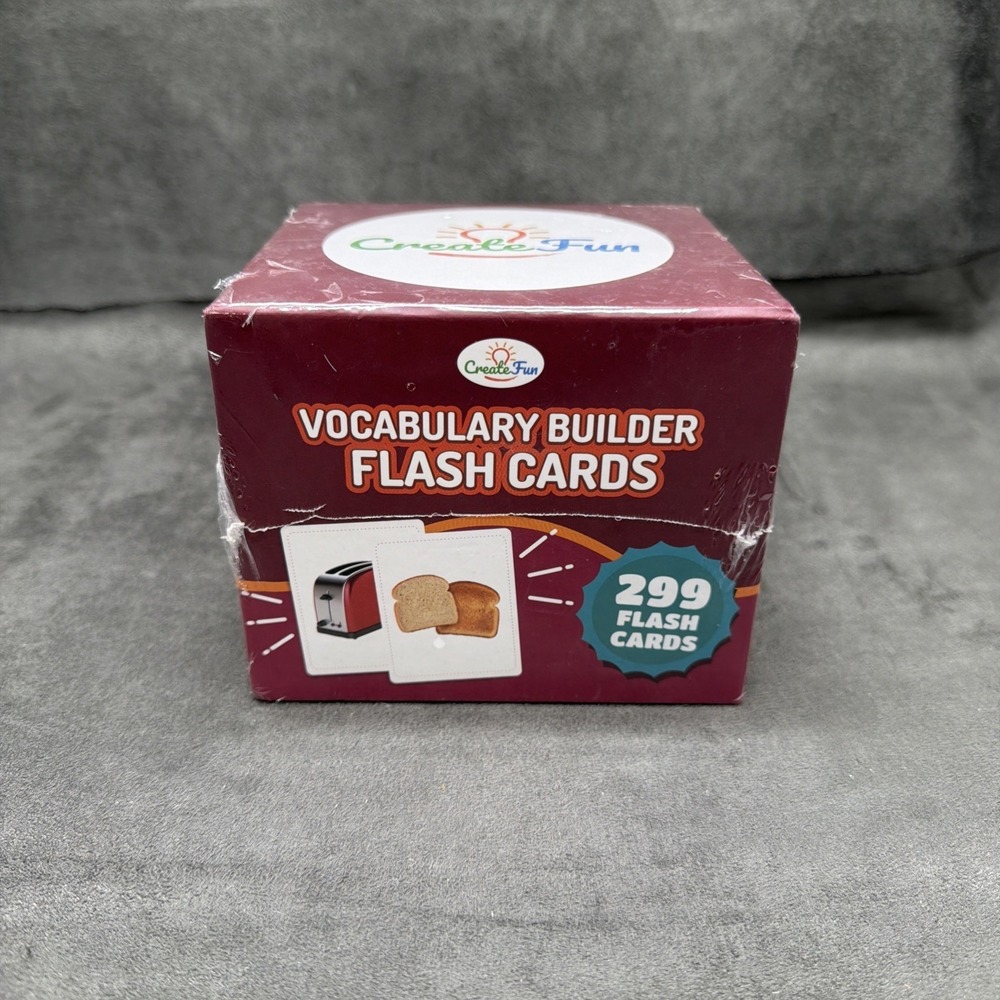 CreateFun Vocabulary Builder Bundle | Speech Therapy Flash Cards | Adults & Kids